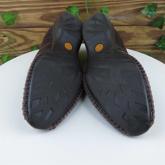 Timberland Size 7.5 Slip-On Brown Leather Medium (B, M) Comforia Slip On Women - Picture 11 of 11